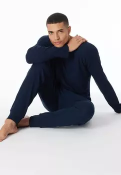 Верх пижамы Schiesser, темно-синий