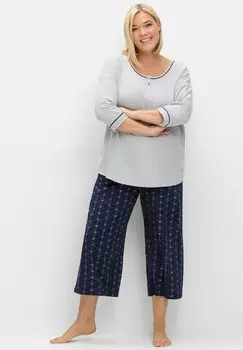 Верх пижамы SCHLAF Sheego, цвет Mottled Grey