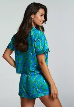 Верх пижамы SHORT-SLEEVED Hunkemller, синий