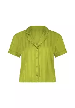 Верх пижамы SHORT-SLEEVED Hunkemller, зеленый
