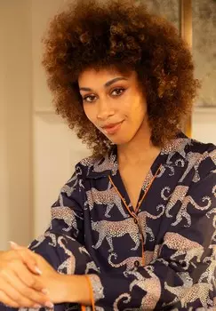 Верх пижамы TAYLOR Cyberjammies, темно-синий