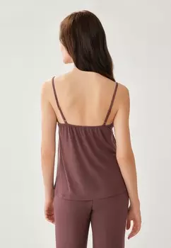 Верх пижамы TERRACOTTA V-NECK DAGI, коричневый