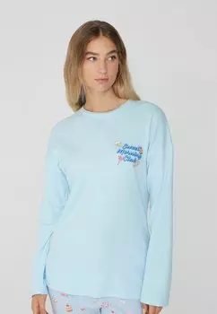 Верх пижамы Tezenis, светло-голубой