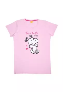 Верх пижамы THE PEANUTS SNOOPY KURZARM Snoopy, светло-розовый