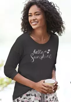 Верх пижамы Vivance, антрацит