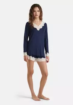 Верх пижамы WITH DETAIL United Colors of Benetton, синий