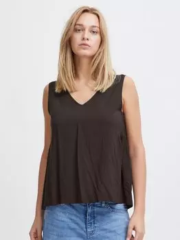 Верх рубашки Ichi, коричневый