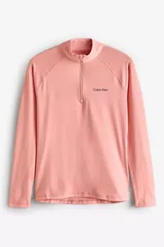 Верх с молнией 1/4 san marcos Calvin Klein Golf, оранжевый