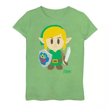 Верх с мультфильмом Nintendo Legend Of Zelda Link's Awakening для девочек 6–16 лет Licensed Character