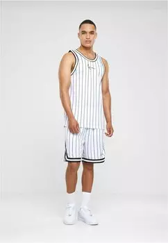 Верх Унисекс Small Signature Karl Kani, белый черный