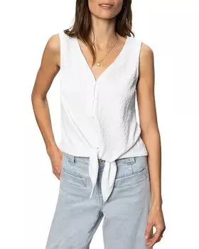 Верх Vacation Tie Shell Palm Sanctuary, белый