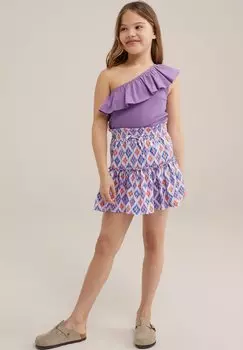 Верх WE Fashion, пестрый сиренево-фиолетовый