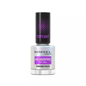 Верхнее пальто Top Coat Nail Care Ultra Holographic Rimmel London, 1 UD
