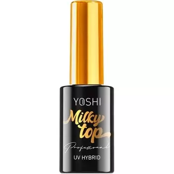 Верхнее покрытие 10 мл No Sweat Layer UV для геля и маникюра Professional Dry Milky Glossy Yoshi