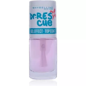 Верхнее покрытие для ногтей Maybelline Dr. Rescue Color Protect Прозрачный/Розовый, Maybelline New York