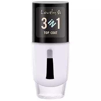 Верхнее покрытие лака для ногтей 3 в 1, Lovely