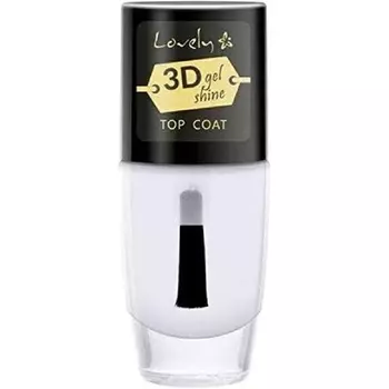 Верхнее покрытие с 3D-гелевым блеском, Lovely Makeup