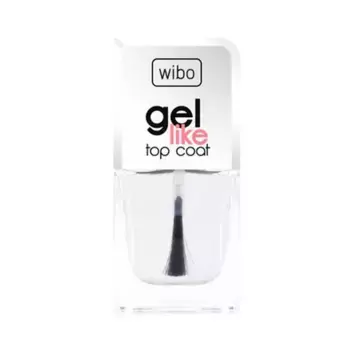 Верхнее покрытие с эффектом геля Gel Like Top Coat Wibo, 1 UD