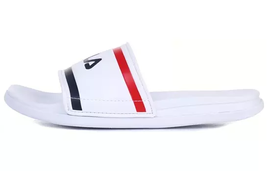 Верхние шлепанцы унисекс белые, черные, красные Fila