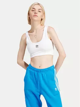 Верхний бюстгальтер Adidas, белый