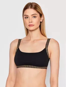 Верхний бюстгальтер Versace, черный