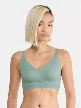 Верхний бюстгальтер Zero Feel Bliss 10219598 Sloggi, зеленый