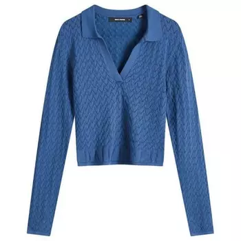 Верхняя часть поло Ada Trigged Daily Paper, индиго