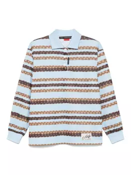 Верхняя часть поло с косичками и полосками Andersson Bell, синий