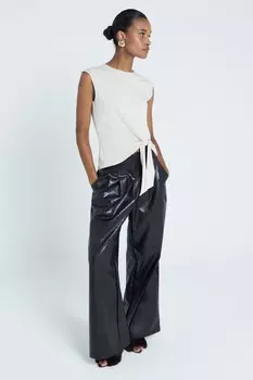 Верхняя часть ракушки с завязками River Island, бежевый