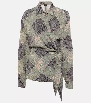 Верхняя часть с принтом Etro, цвет print on white base