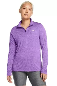 Верхняя часть с застежкой молнией 1/2 Tech Twist Under Armour, фиолетовый