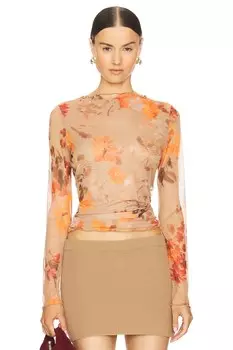 Верхняя часть сетчатого комбинезона portal Aje, мультиколор