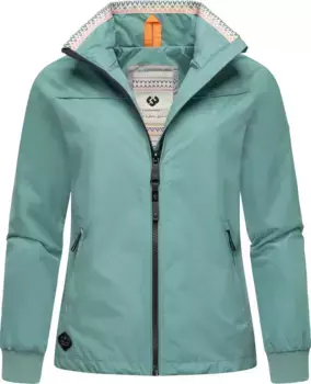 Верхняя куртка Ragwear "Апола", без капюшона, стильная женская переходная куртка с высоким воротником, цвет Ocean