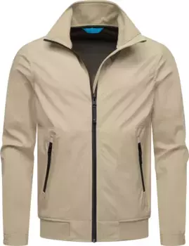 Верхняя куртка Ragwear "Collwie", без капюшона, непромокаемая мужская переходная куртка с высоким воротником, цвет Sand