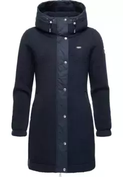 Верхняя куртка Ragwear "Cousy" с капюшоном, пушистая переходная куртка с плюшевым мехом и капюшоном, цвет морской волны