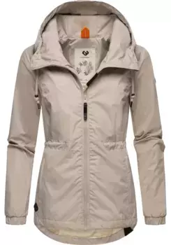 Верхняя куртка Ragwear "Данка" с капюшоном, стильная переходная куртка с большим капюшоном, цвет Bone