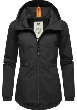 Верхняя куртка Ragwear "Данка" с капюшоном, стильная переходная куртка с большим капюшоном, цвет Dunkeltitanfarben