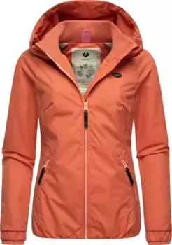 Верхняя куртка Ragwear "Dizzie", с капюшоном, стильная переходная куртка с большим капюшоном, красный