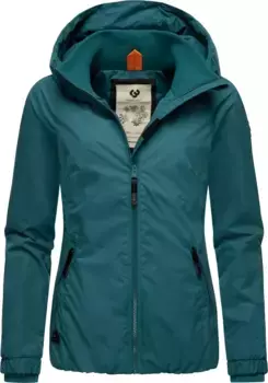 Верхняя куртка Ragwear "Dizzie", с капюшоном, стильная переходная куртка с большим капюшоном, синий