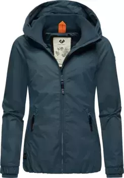 Верхняя куртка Ragwear "Dizzie", с капюшоном, стильная переходная куртка с большим капюшоном, цвет Hellpetrol