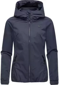 Верхняя куртка Ragwear "Dizzie Tech", с капюшоном, непромокаемая женская переходная куртка с большим капюшоном, цвет морской волны