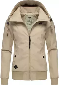Верхняя куртка Ragwear "Джотти" с капюшоном, стильная переходная куртка со съемным капюшоном, цвет Sand