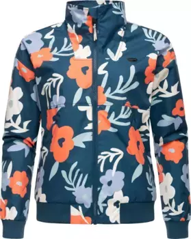 Верхняя куртка Ragwear "Goona Print", без капюшона, переходная куртка оверсайз с модным принтом по всей поверхности, цвет Petrol