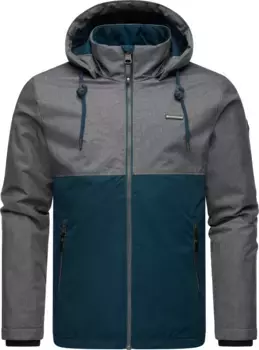 Верхняя куртка Ragwear "Roens", с капюшоном, стильная мужская переходная куртка со съемным капюшоном, серый