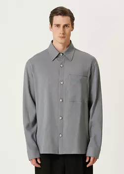 Верхняя рубашка Balmain, серый