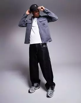 Верхняя рубашка бостон в сером шнуре Marshall Artist