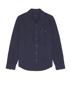 Верхняя рубашка bowery Brixton, синий