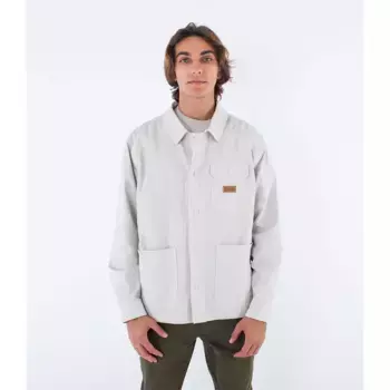Верхняя рубашка Hurley Bixby Lined Canvas, белый