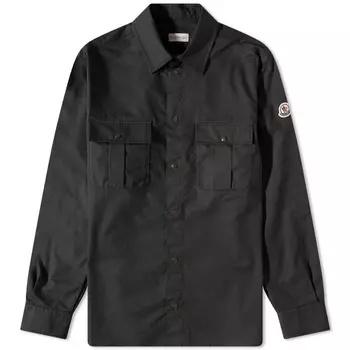 Верхняя рубашка из хлопкового габардина Moncler