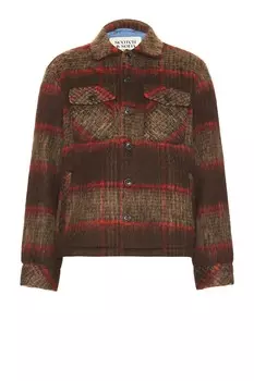 Верхняя рубашка из смесовой шерсти с начесом Scotch & Soda, цвет parchment